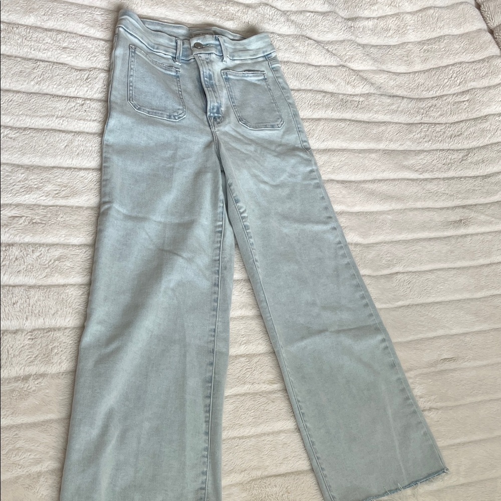 Good American Light Wash Flare Jeans